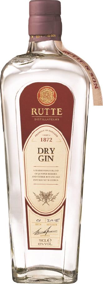 Rutte Dry Gin (700ml) - Gin - Black Market