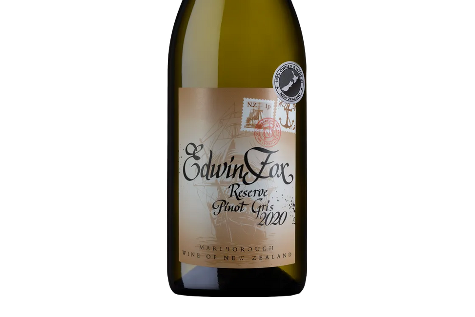 Edwin Fox Reserve Marlborough Pinot Gris 2020 - Pinot Gris - Black Market