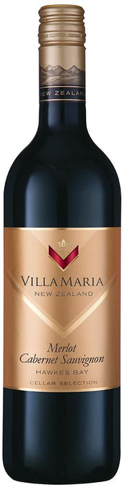 Villa Maria Cellar Selection Hawkes Bay Merlot Cabernet Sauvignon 2019 - Merlot - Black Market