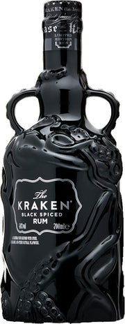 The Kraken Black Spiced Rum Ceramic Edition (700ml) (Black) - Rum - Black Market