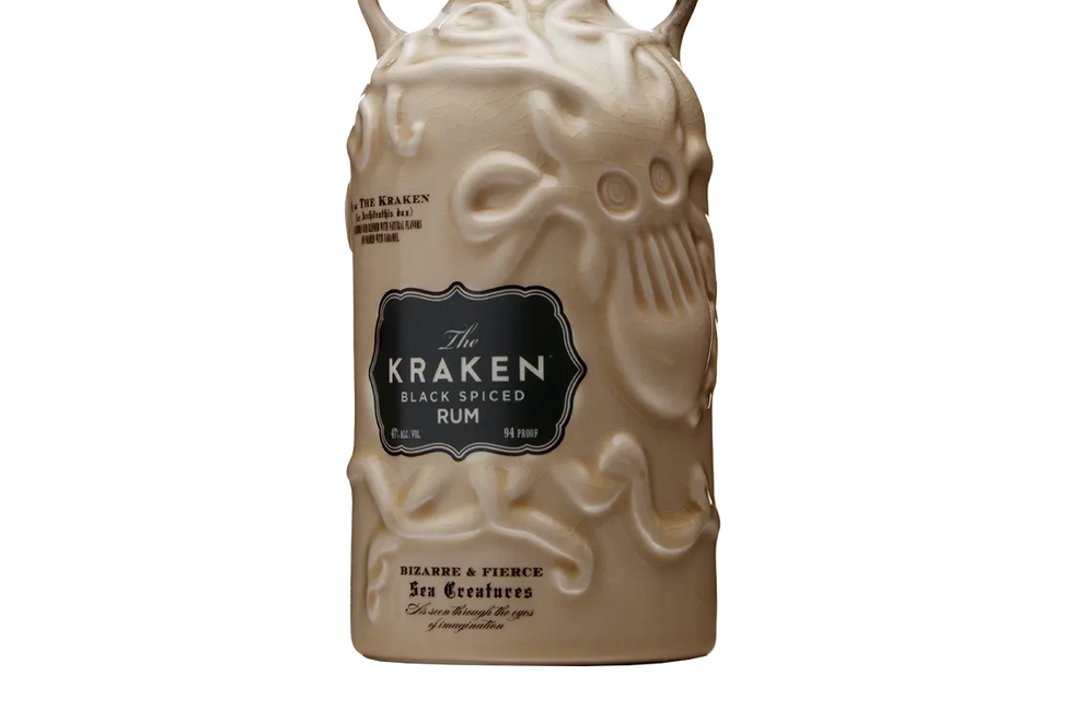 The Kraken Black Spiced Rum Ceramic Edition (700ml) (White) - Rum - Black Market