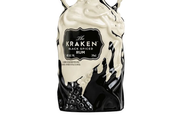 The Kraken Black Spiced Rum Ceramic Edition (700ml) (Black & White) - Rum - Black Market