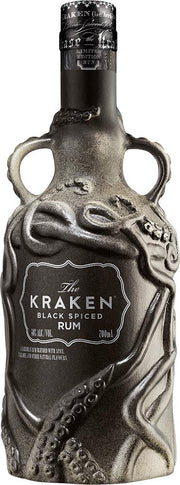 The Kraken Black Spiced Rum Ceramic Edition (700ml) (Grey) - Rum - Black Market