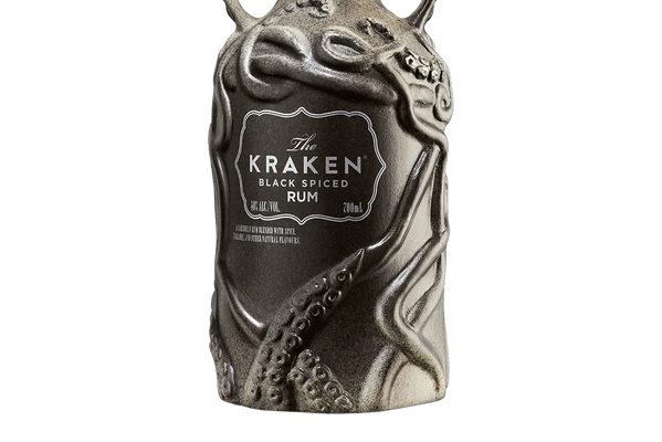 The Kraken Black Spiced Rum Ceramic Edition (700ml) (Grey) - Rum - Black Market