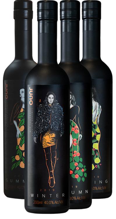 Juno Gin Four Seasons Gift Collection (200ml) - Mixed Case - Black Market