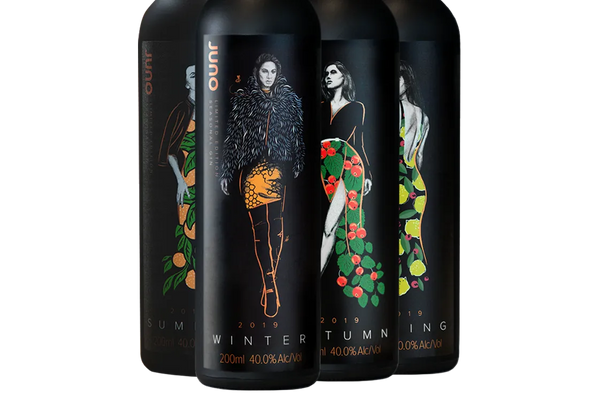 Juno Gin Four Seasons Gift Collection (200ml) - Mixed Case - Black Market