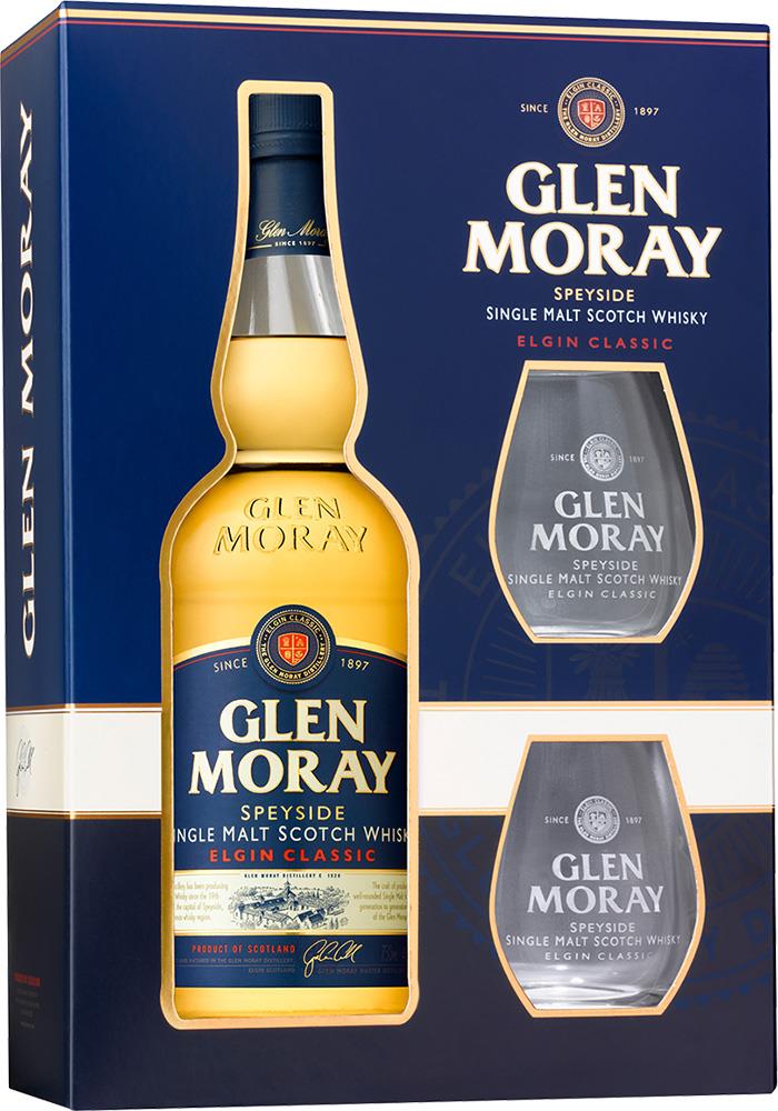 Glen Moray Classic Single Malt Scotch Whisky Gift Set - Whisky - Black Market