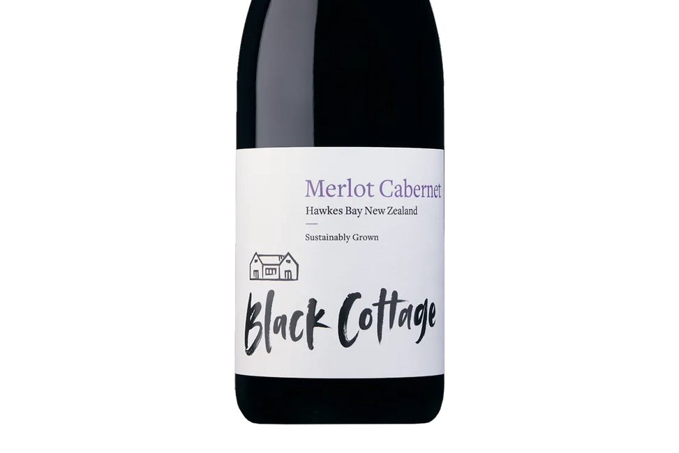 Black Cottage Hawke's Bay Merlot Cabernet 2017 - Merlot - Black Market