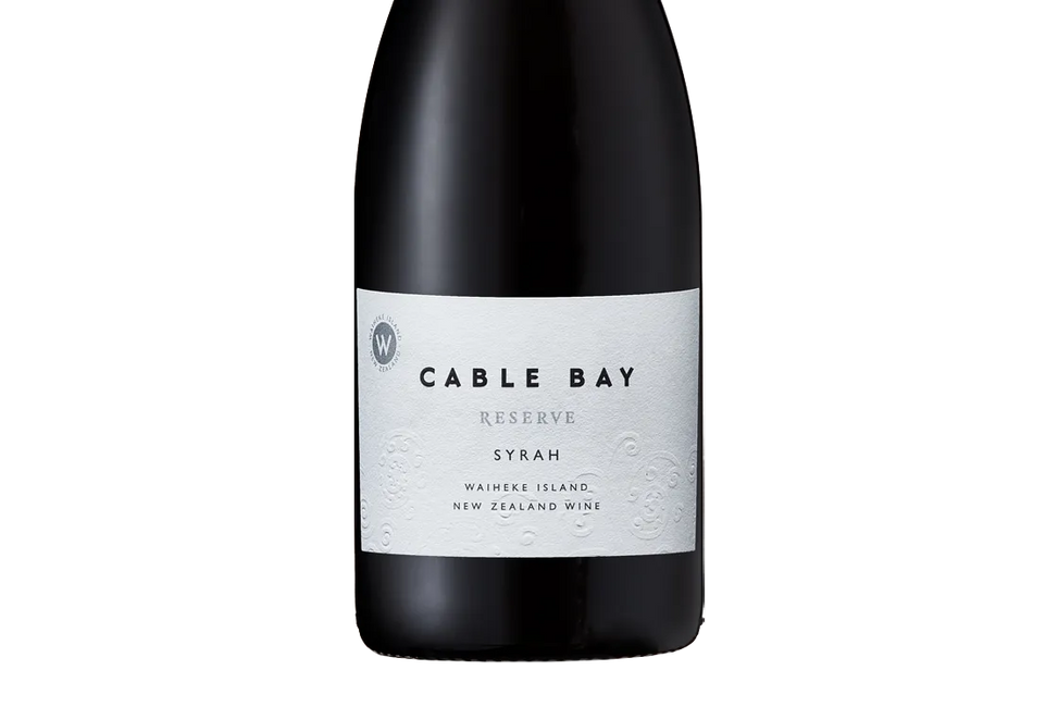 Cable Bay Reserve Waiheke Island Syrah 2019 - Syrah - Black Market