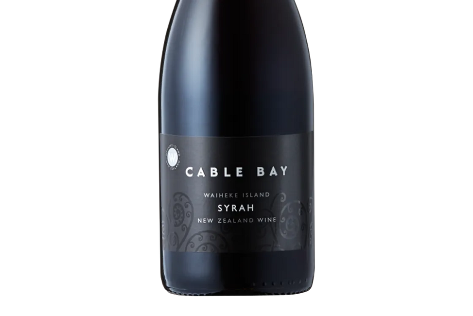 Cable Bay Waiheke Island Syrah 2019 - Syrah - Black Market