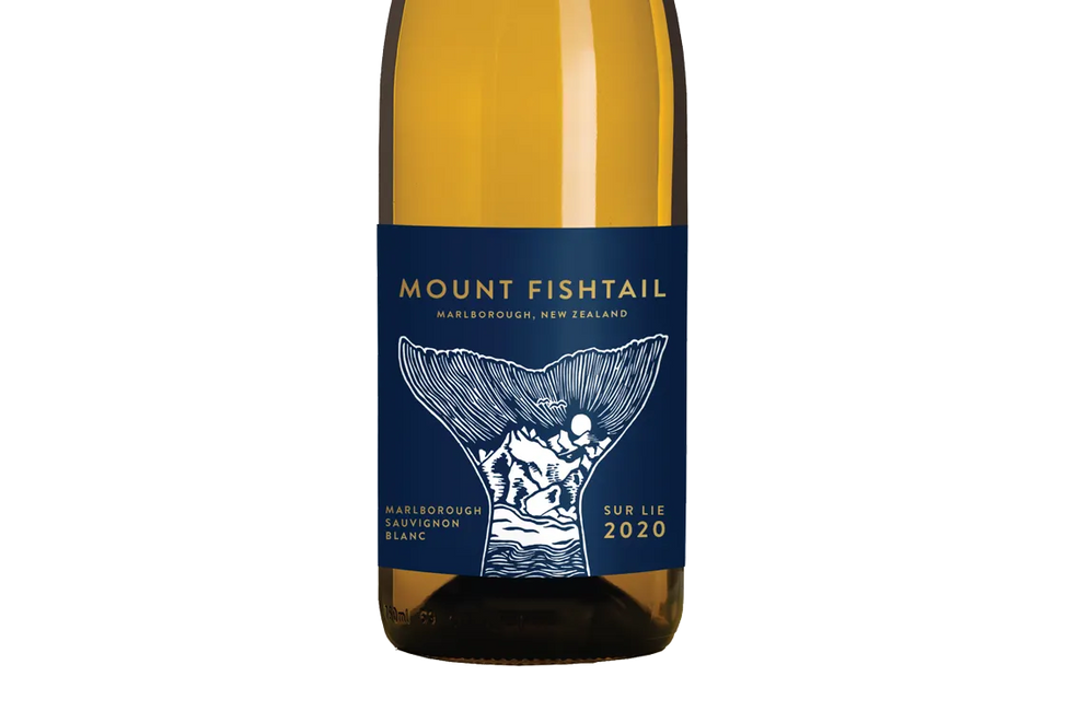 Mount Fishtail Marlborough 'Sur Lie' Sauvignon Blanc 2020 (Export Wine) - Sauvignon Blanc - Black Market