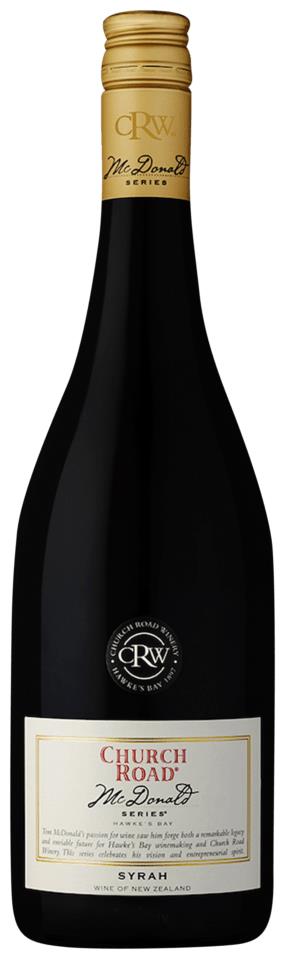 Church Road McDonald Series Hawke's Bay Syrah 2019 - Syrah - Black Market