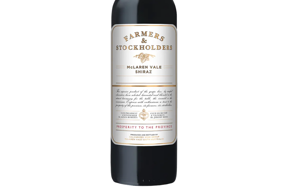 Farmers & Stockholders McLaren Vale Shiraz 2019 (Australia) - Shiraz - Black Market