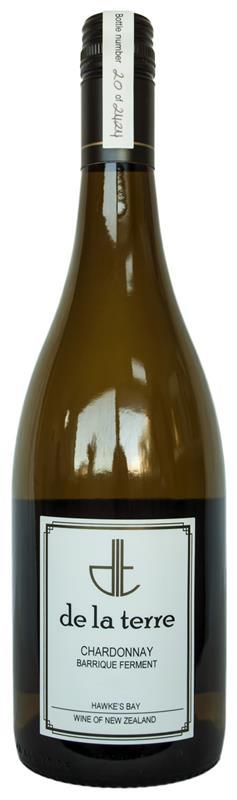 De La Terre Barrique Ferment Hawke's Bay Chardonnay 2019 - Chardonnay - Black Market