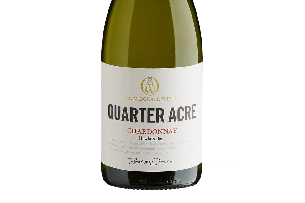 Quarter Acre Hawke's Bay Chardonnay 2019 - Chardonnay - Black Market