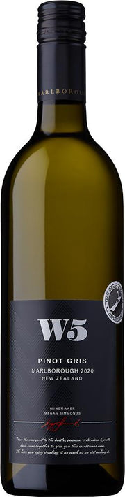 W5 Marlborough Pinot Gris 2020 - Pinot Gris - Black Market