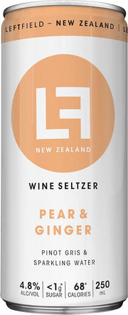 Leftfield Pear & Ginger Pinot Gris Wine Seltzer NV (250ml) - - Black Market