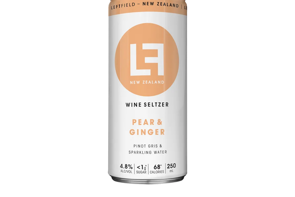 Leftfield Pear & Ginger Pinot Gris Wine Seltzer NV (250ml) - - Black Market