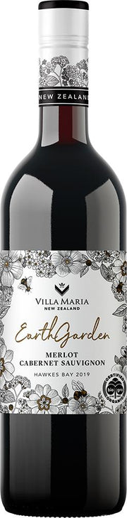 Villa Maria Earth Garden Organic Hawkes Bay Merlot Cabernet Sauvignon 2019 - Merlot - Black Market