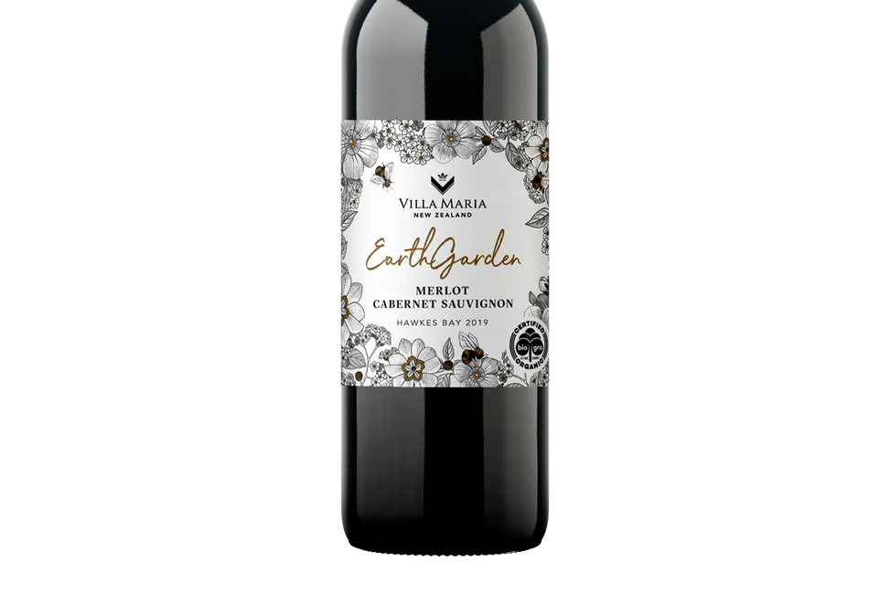 Villa Maria Earth Garden Organic Hawkes Bay Merlot Cabernet Sauvignon 2019 - Merlot - Black Market