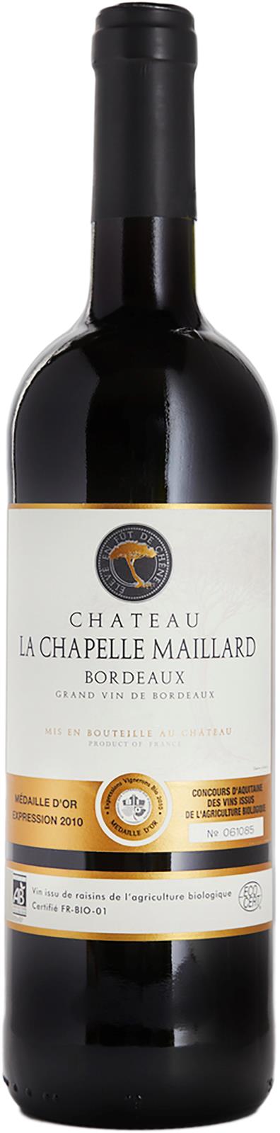 Château La Chapelle Maillard Bordeaux Rouge 2018 (France) - Bordeaux Blend - Black Market
