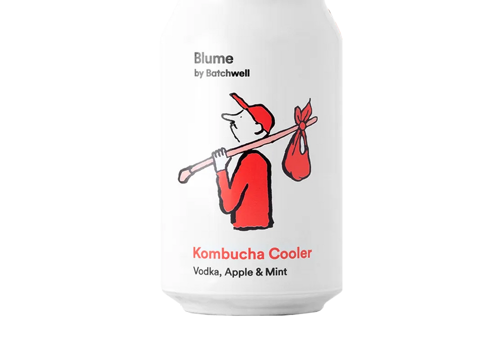 Blume Kombucha Cooler Vodka Apple Mint (330ml) - Kombucha - Black Market