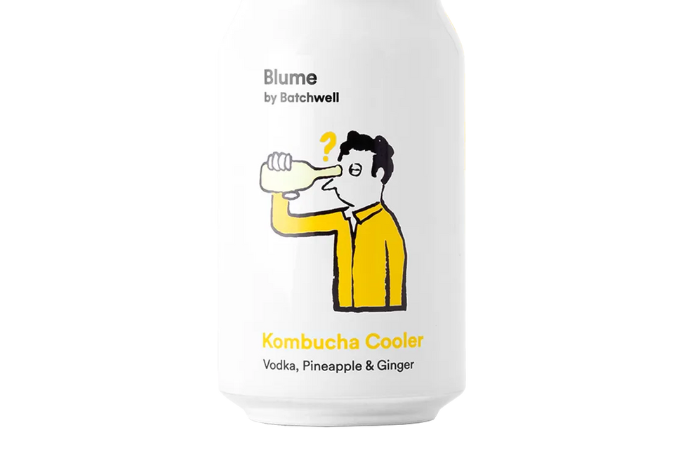 Blume Kombucha Cooler Vodka Pineapple Ginger (330ml) - Kombucha - Black Market