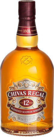 Chivas Regal 12 YO Blended Scotch Whisky (1L) - Whisky - Black Market
