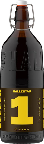 Hallertau 1 Luxe Kölsch Beer (1L Keeper) - Beer - Black Market