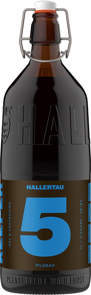 Hallertau 5 Pilsner (1L Keeper) - Beer - Black Market