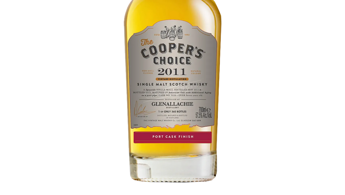 Cooper's Choice Glenallachie Speyside Single Malt Whisky 2011 (700ml) - Whisky - Black Market