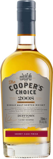 Cooper's Choice Dufftown Speyside Single Malt Whisky 2008 (700ml) - Whisky - Black Market