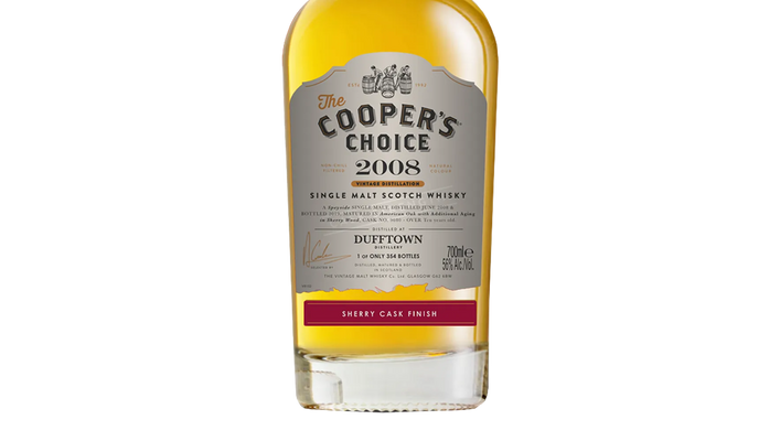Cooper's Choice Dufftown Speyside Single Malt Whisky 2008 (700ml) - Whisky - Black Market