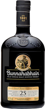 Bunnahabhain 25 Year Old Islay Single Malt Scotch Whisky (700ml) - Whisky - Black Market