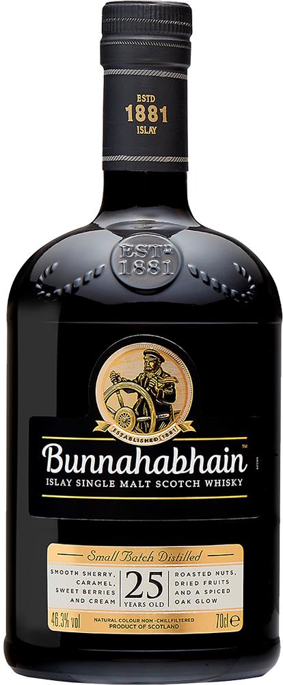 Bunnahabhain 25 Year Old Islay Single Malt Scotch Whisky (700ml) - Whisky - Black Market