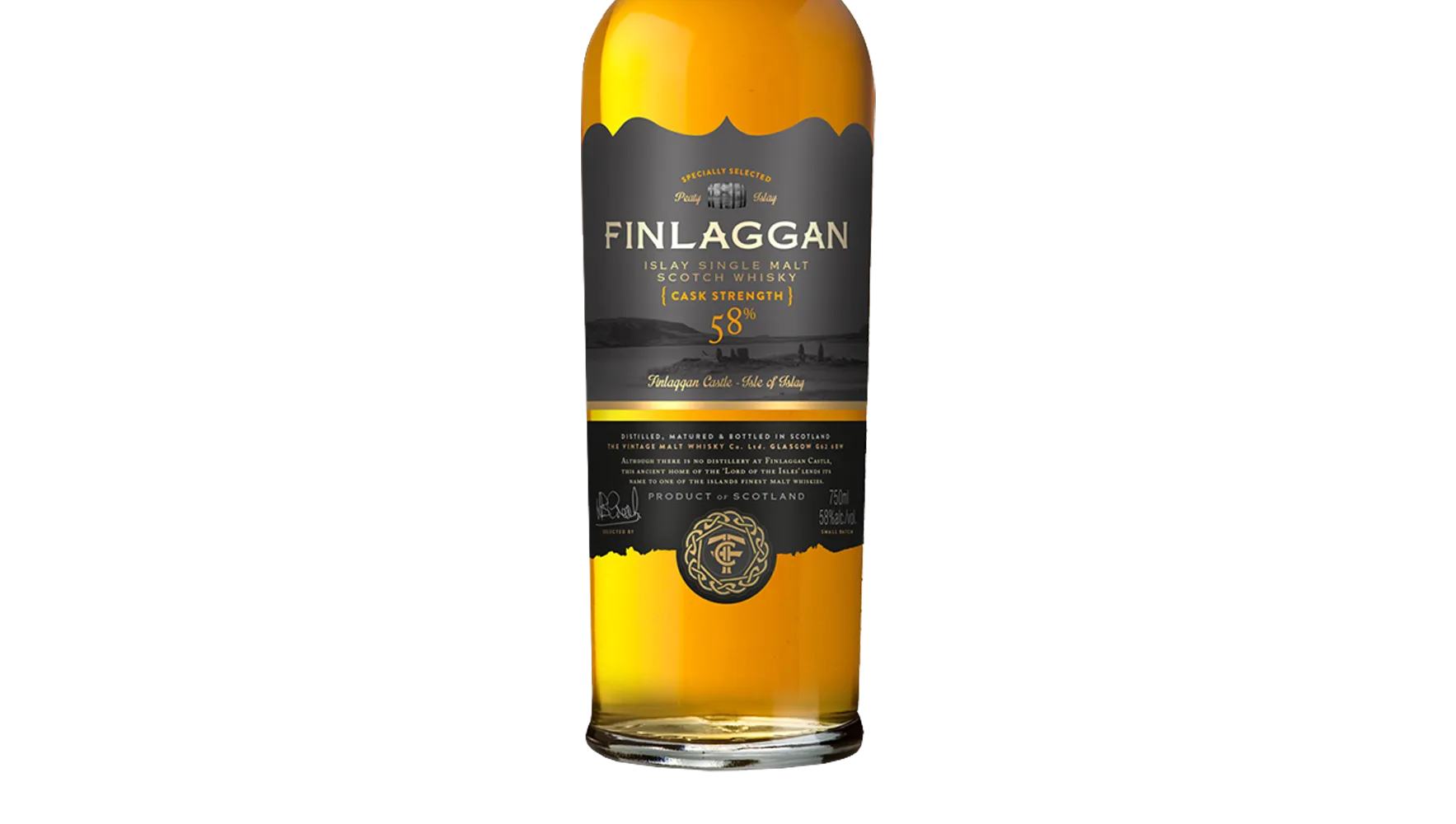 Finlaggan Cask Strength Islay Single Malt Scotch Whisky (700ml) - Whisky - Black Market