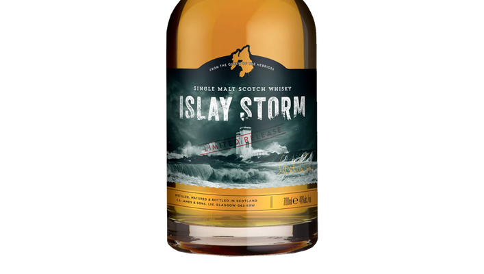 Islay Storm Single Malt Scotch Whisky (700ml) - Whisky - Black Market