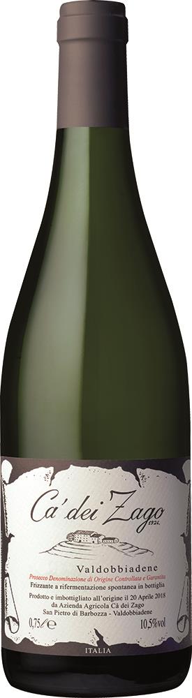 Ca' dei Zago Prosecco Col Fodo Valdobbianded DOCG 2019 (Italy) - Prosecco - Black Market