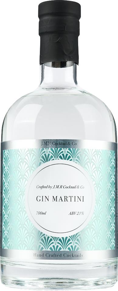 J.M.R Cocktail & Co Gin Martini (700ml) - Martini - Black Market