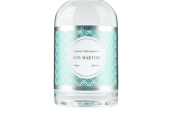 J.M.R Cocktail & Co Gin Martini (700ml) - Martini - Black Market