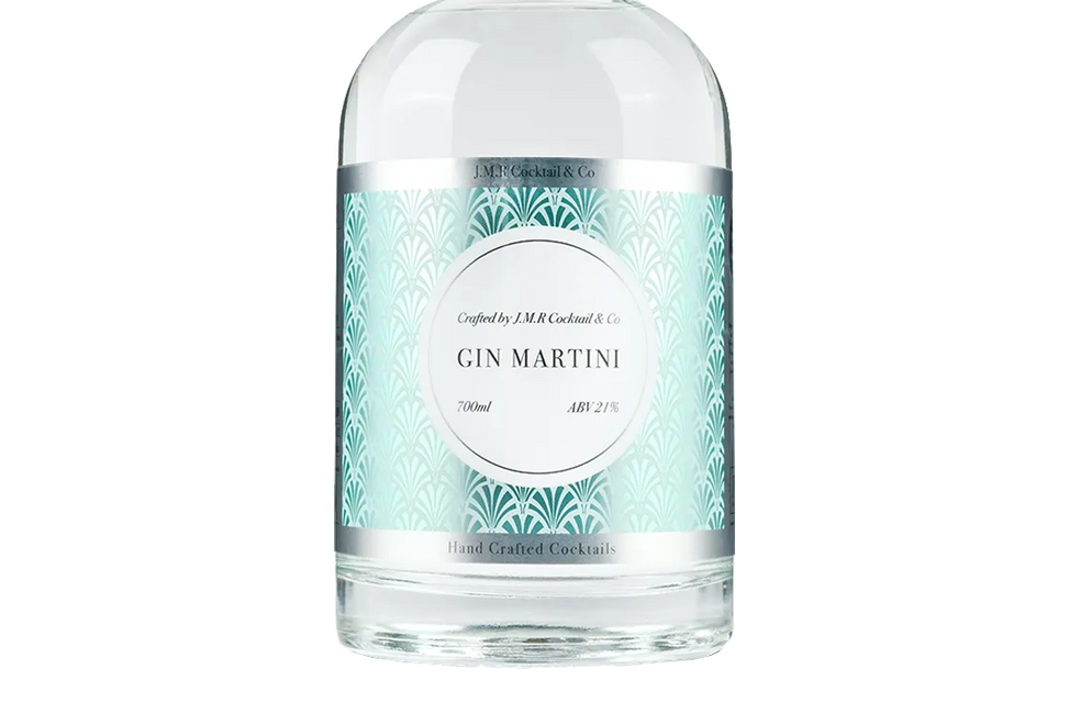 J.M.R Cocktail & Co Gin Martini (700ml) - Martini - Black Market
