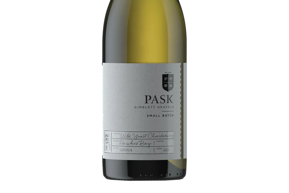 Pask Small Batch Gimblett Gravels Hawke's Bay Wild Yeast Chardonnay 2019 - Chardonnay - Black Market
