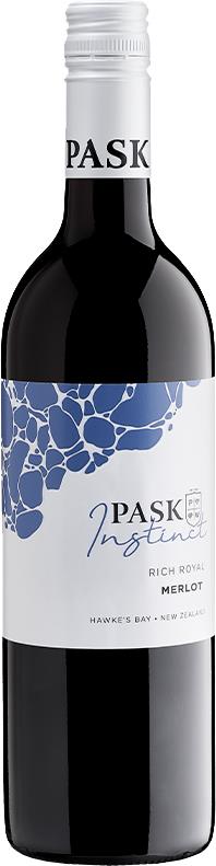 Pask Instinct Rich Royal Hawke's Bay Merlot 2018 - Merlot - Black Market