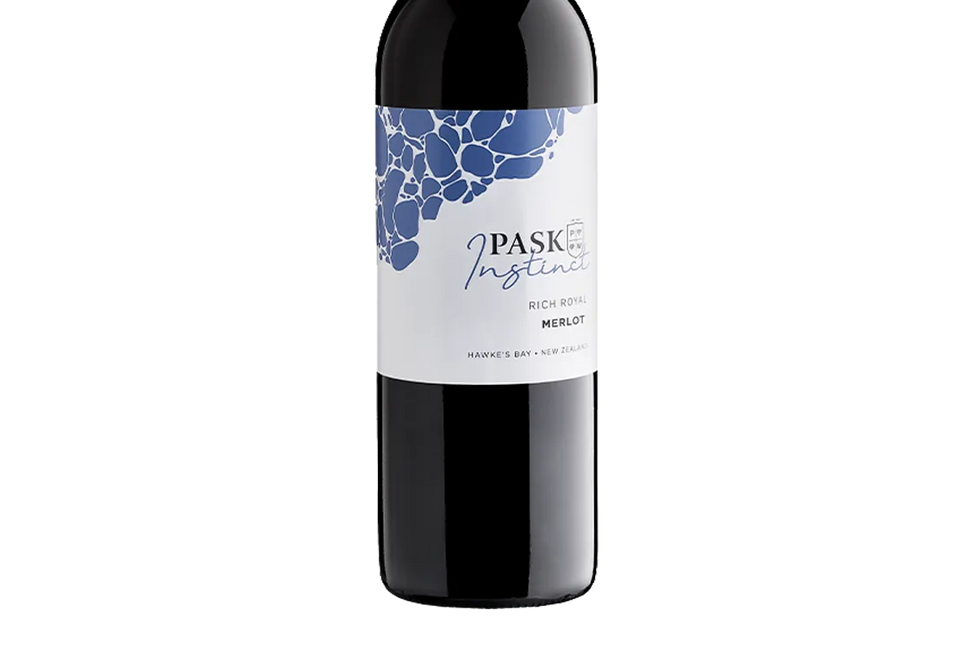 Pask Instinct Rich Royal Hawke's Bay Merlot 2018 - Merlot - Black Market
