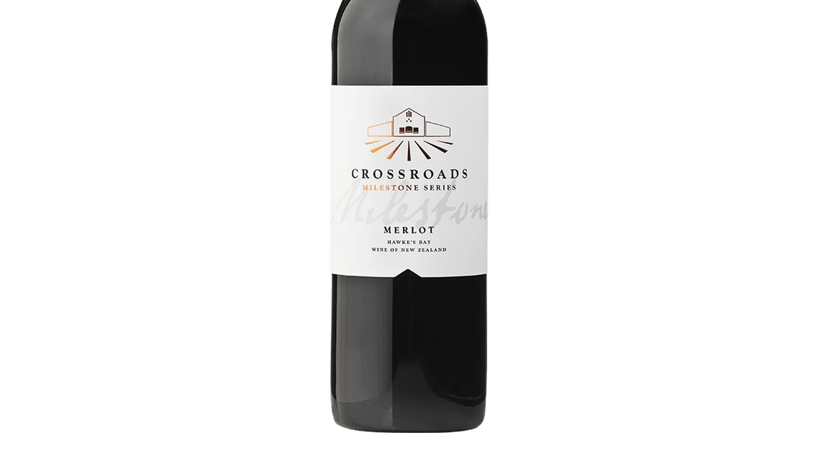 Crossroads Milestone Series Hawke's Bay Merlot 2020 - Merlot - Black Market