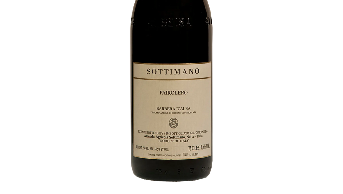Sottimano Pairolero Organic Barbera D'Alba 2018 (Italy) - Barbera - Black Market
