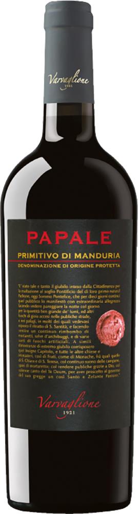 Varvaglione Papale Primitivo Di Manduria 2015 (Italy) - Primitivo - Black Market
