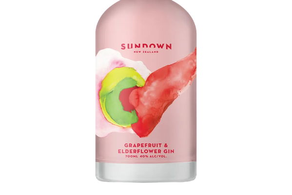 Sundown Grapefruit & Elderflower Gin (700ml) - Gin - Black Market
