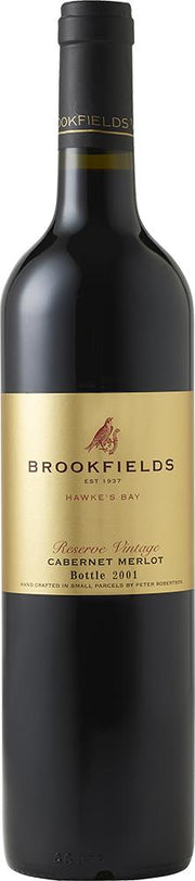Brookfields Gold Label Reserve Hawke's Bay Cabernet Merlot 2018 - Bordeaux Blend - Black Market