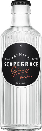 Scapegrace Gin & Tonic with Blood Orange (250ml) (6x4pk) - Gin - Black Market